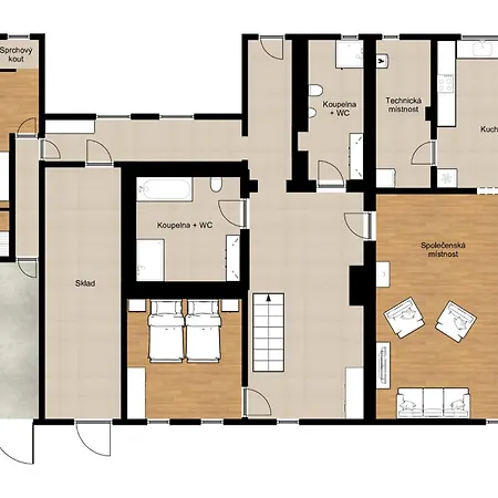 U Tří Cest Prázdninový dům