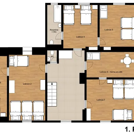 U Tri Cest Tatil Evi Krásná Lípa